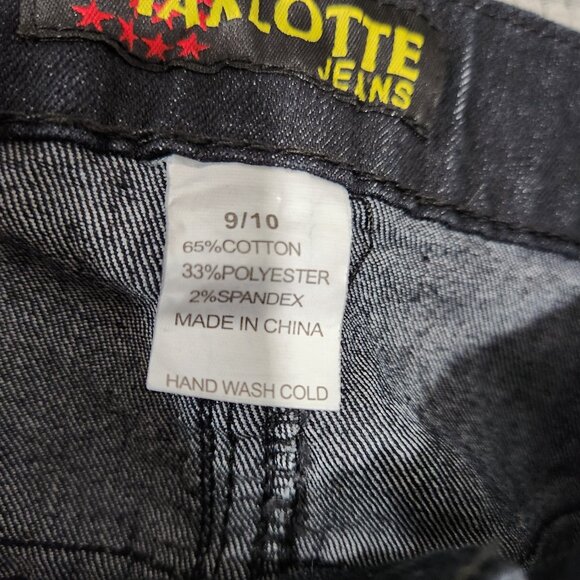 Charlotte Black denim Jeans - Picture 2 of 4